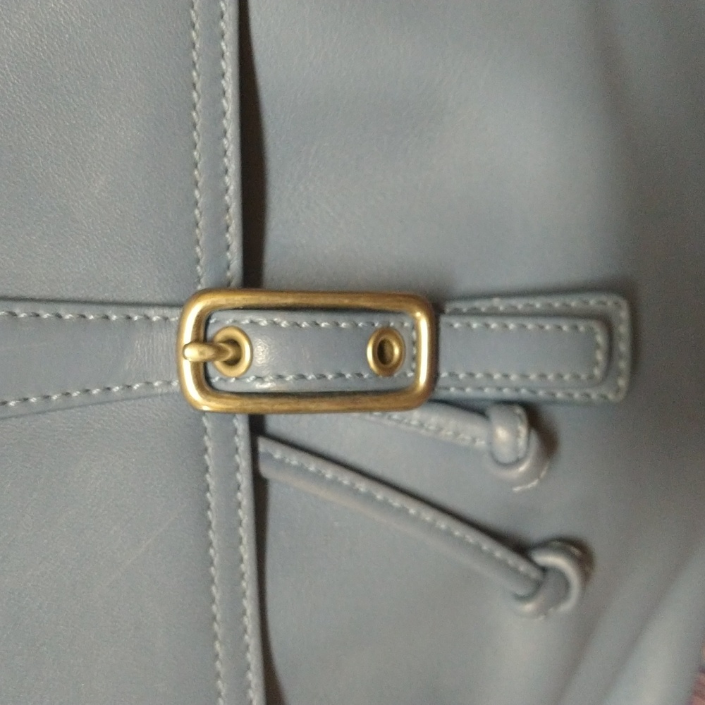 Vintage Coach Legacy Backpack in Light Blue - Picture 2 of 16